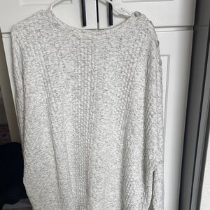 Reitmans Light Gray Textured Women's Sweater
